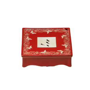 里作 轻奢错金银万花蝴蝶蓄水壶承鎏银陶瓷茶盘小茶台储水干泡盘