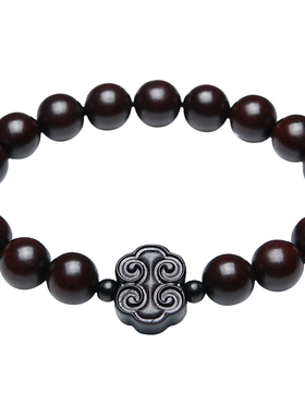 逸述手工小叶紫檀黑檀男女手串