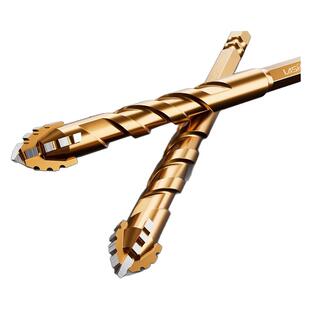 超硬四刃锯齿偏心钻头混凝土瓷砖打孔专用电钻转头超高硬度干打钻