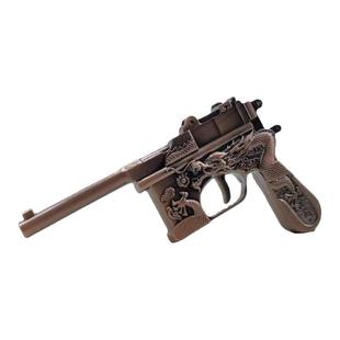 龙纹毛瑟手枪模型儿童玩具枪小手抢仿真驳壳枪王八盒子枪不可发射