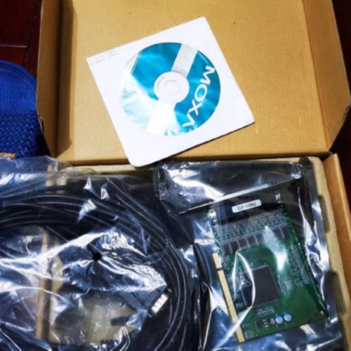 议价台湾原厂MOXA摩莎卡CP-168U 8口RS232 PCI 多串口卡含线 CP-1