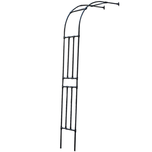 弧形半拱形支架半边拱门花架月季铁线莲蔷薇庭院花园阳台藤蔓架子