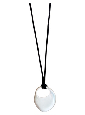 韩系简约几何项链长款毛衣链配饰