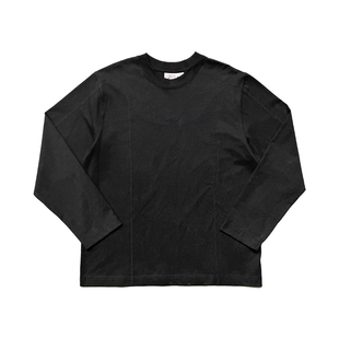 【249元任选三件】梳棉基础纯色T恤男春秋圆领长袖内搭上衣