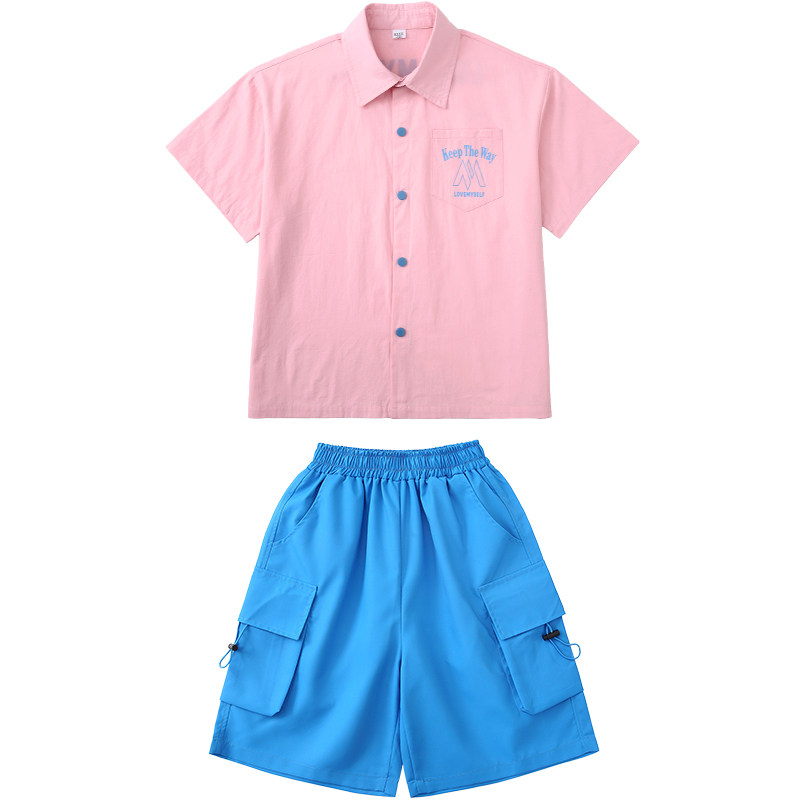 儿童嘻哈街舞帅气走秀演出服潮服