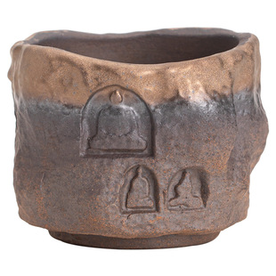 古早烧敦煌茶杯复古粗陶陶瓷品茗侘寂风杯子家用大号主人单杯中式