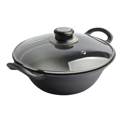 小幸福铸铁炒锅无涂层无油烟