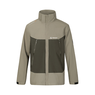 Nikko日高冲锋衣外套男士2026春季新款户外休闲拼接工装上衣女