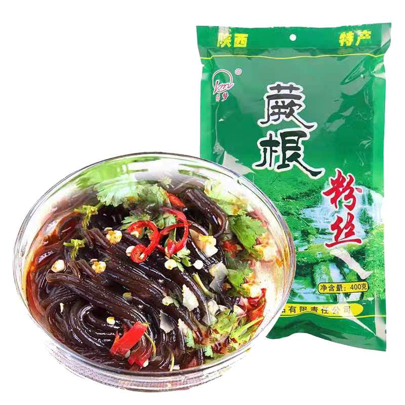 绿梦蕨根粉条凉拌酸辣商用撅根粉丝