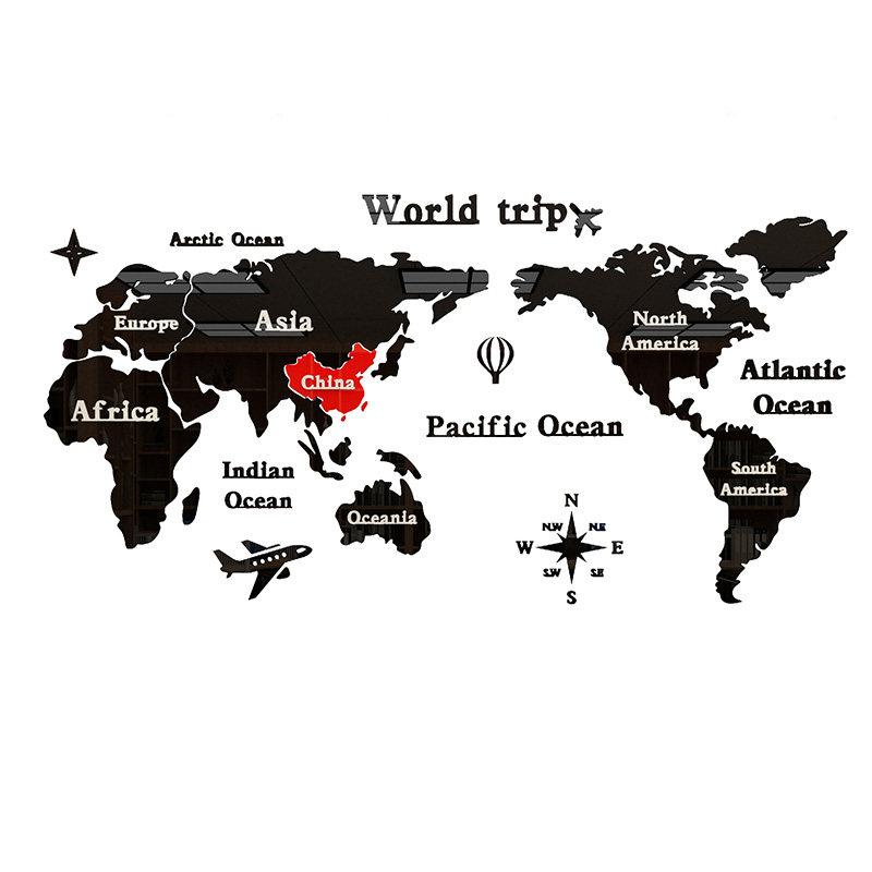 墙面装饰用中国地图墙贴