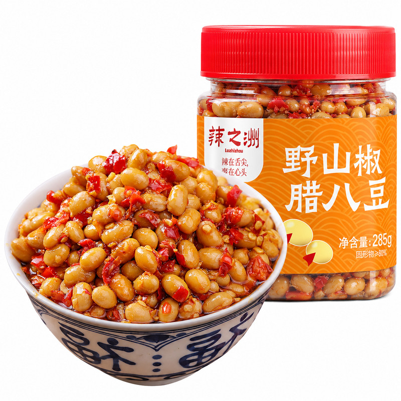 湖南特产腊八豆农家自制香辣酱黄豆瓣酱/豆酱/黄豆酱