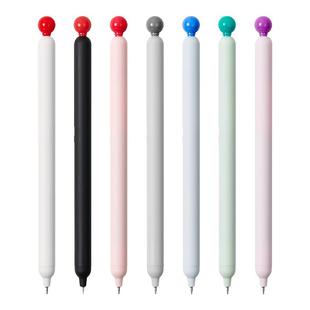 KACO灵悦中性笔popup侧按式0.5mm黑笔双珠ST尖创意解压签字笔大容量好物文具学生书写考试刷题笔办公签字