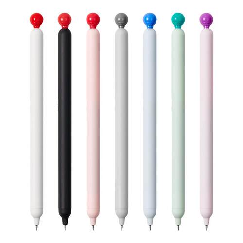 KACO灵悦中性笔popup侧按式0.5mm黑笔双珠ST尖创意解压签字笔大容量好物文具学生书写考试刷题笔办公签字