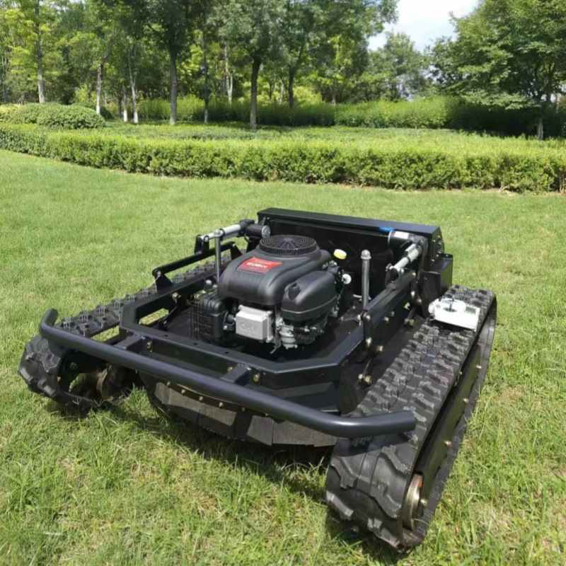 厂家销售多功能履带式果园开荒割草机越野坦克智能遥控除草机