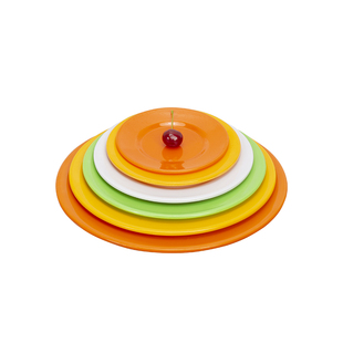 彩色塑料圆盘仿瓷餐具密胺平盘子小吃盘餐盘骨碟饺子凉菜盘西餐盘