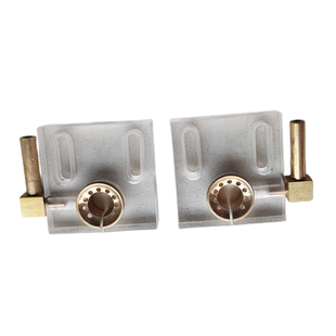 线切割配件喷水板50*50有机玻璃9孔开口水嘴割大锥度喷嘴侧进水板