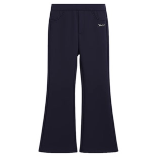 【加绒】英氏童装女童喇叭裤秋冬新款儿童加厚休闲裤一条过冬裤子