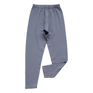 儿童薄款莫代尔棉秋裤男童中腰大童纯色单条裤小孩春秋打底线睡裤