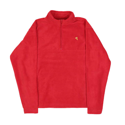 EMOJI刺绣薄款摇粒绒卫衣拉链