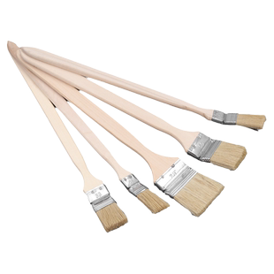 长柄刷加长工业用刷子猪毛直头弯头加长油漆刷毛刷机床模具清洁刷