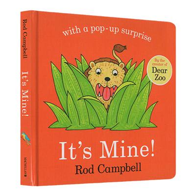 那是我的英文原版 It's Mine 纸板翻翻书含立体页 Dear Zoo同作家 Rod Campbell 常青藤书单 低幼宝宝英语启蒙认知绘本 0-3岁
