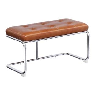 中古风餐椅家用餐厅餐桌软包凳子设计师椅子轻奢高级感长条换鞋凳