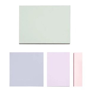 莫兰迪色便利贴便签小学生专用高颜值索引贴纸办公用初高中N次可撕错题有粘性记事标记贴本粘贴粘性强易撕