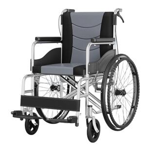 轮椅车折叠轻便小型瘫痪老人专用多功能医院同款手推车老人代步车