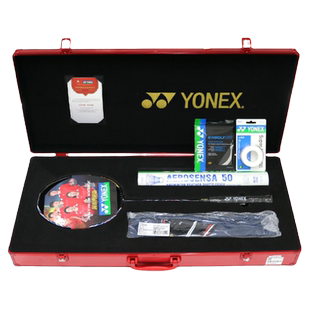 官网正品YONEX尤尼克斯yy羽毛球拍限量国羽典藏版礼盒套装AX100ZZ