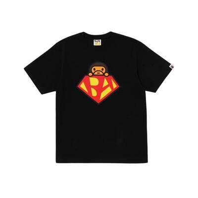 BAPEBABYMILO卡通小猴印花T恤