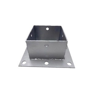 厂家直销不锈钢铁镀锌加固型防腐木葡萄架立柱脚套柱子底座预埋件