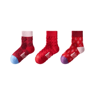 蕉内红色计划721Pro中筒袜男女结婚袜子新年礼物本命年保暖厚棉袜