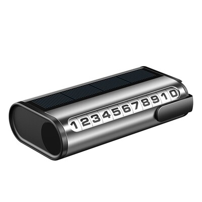 挪车停车号码牌太阳能充电夜光