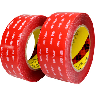 3M4910纳米双面胶强力高粘度汽车专用耐高温照片墙面不留痕防水车载摆件etc专用背胶亚克力无痕透明固定胶带