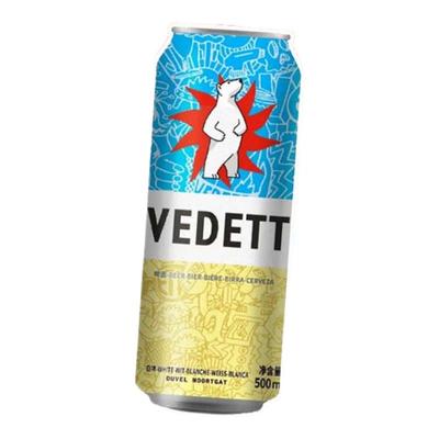 白熊啤酒精酿果啤500ml罐 官方正品比利时风味小麦白啤