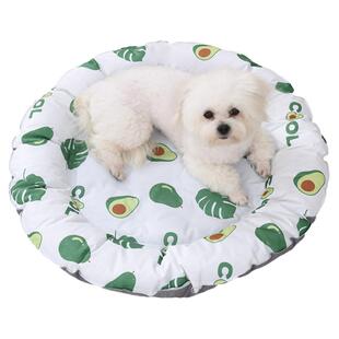 宠物冰窝夏天狗垫子圆形冰垫夏季狗窝猫窝小型犬猫咪狗狗降温凉窝