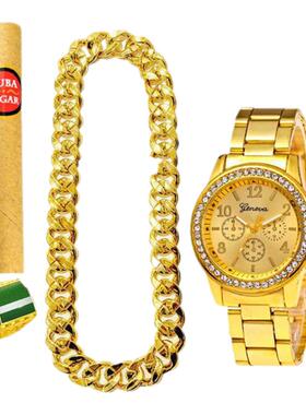 大金链子道具土豪夸张个性项链