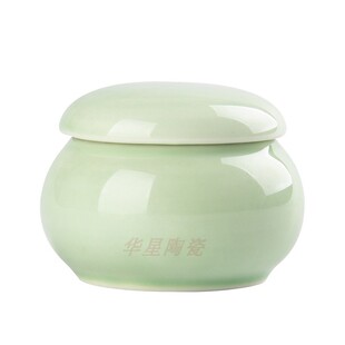 迷你小号陶瓷密封罐子便携茶叶包装罐香粉盒胭脂面霜乳膏分装瓶