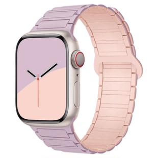 适用Amazfit华米跃我 Bip 6 硅胶磁吸手表带GTR4/GTS4/3mini配件2