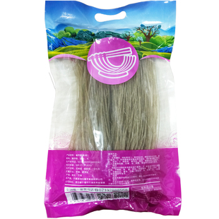 湖北踩新桥魔芋粉条粉丝蒟蒻面代餐方便速食袋装500g竹溪特产