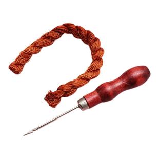 补鞋工具钩针修鞋锥子针上鞋手工打孔锥子皮革手缝针皮鞋修补针线