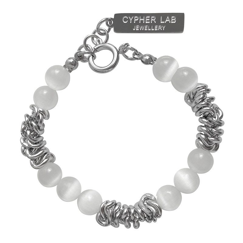 CYPHER 猫眼星云丨拼接高级感猫眼石手链女小众轻奢ins冷淡风配饰