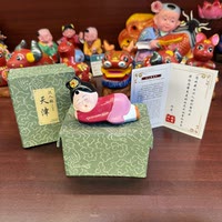 【 Chang 'an Lychee Theme Series 】 Tianjin Clay Figurines Zhang Handmade Yellow Clay Figurines as Souvenirs thumbnail 8