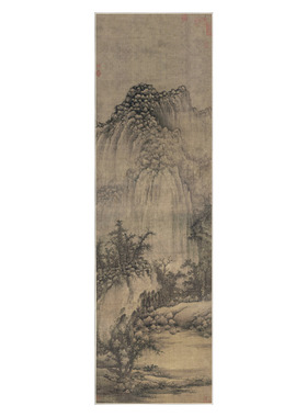 巨然溪山兰若图高清微喷复制