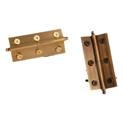 脱卸合页中式仿古万力纯铜