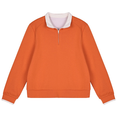 半拉链春装薄款卫衣女时尚上衣