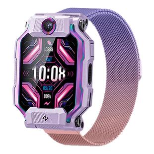适用小天才电话手表Z11/Z10/Z9/Z8A米兰尼斯表带Z7少年版Z6巅峰版Z5/Z3/Q1R/D3金属磁吸表链通用智能学生配件