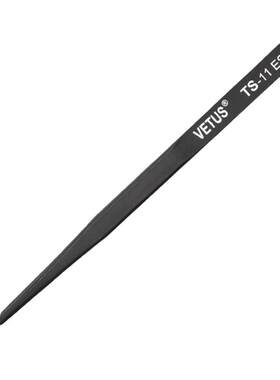 VETUS防静电高精密镊子TS-11ESD（140mm）不锈钢防磁防酸钟表电子