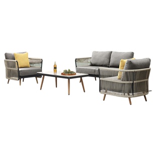 HIGOLD/悍高 港湾系列阳台沙发户外家具高端茶几组合套餐