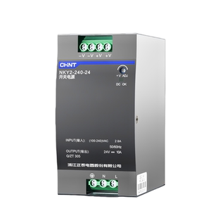 正泰开关电源NKY3 220转直流24V变压器LED灯导轨式NDR监控电源LRS